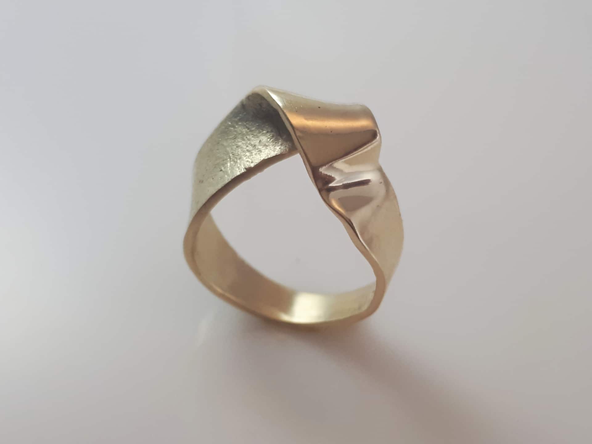 Kurs-Ring 925 Silber gedreht