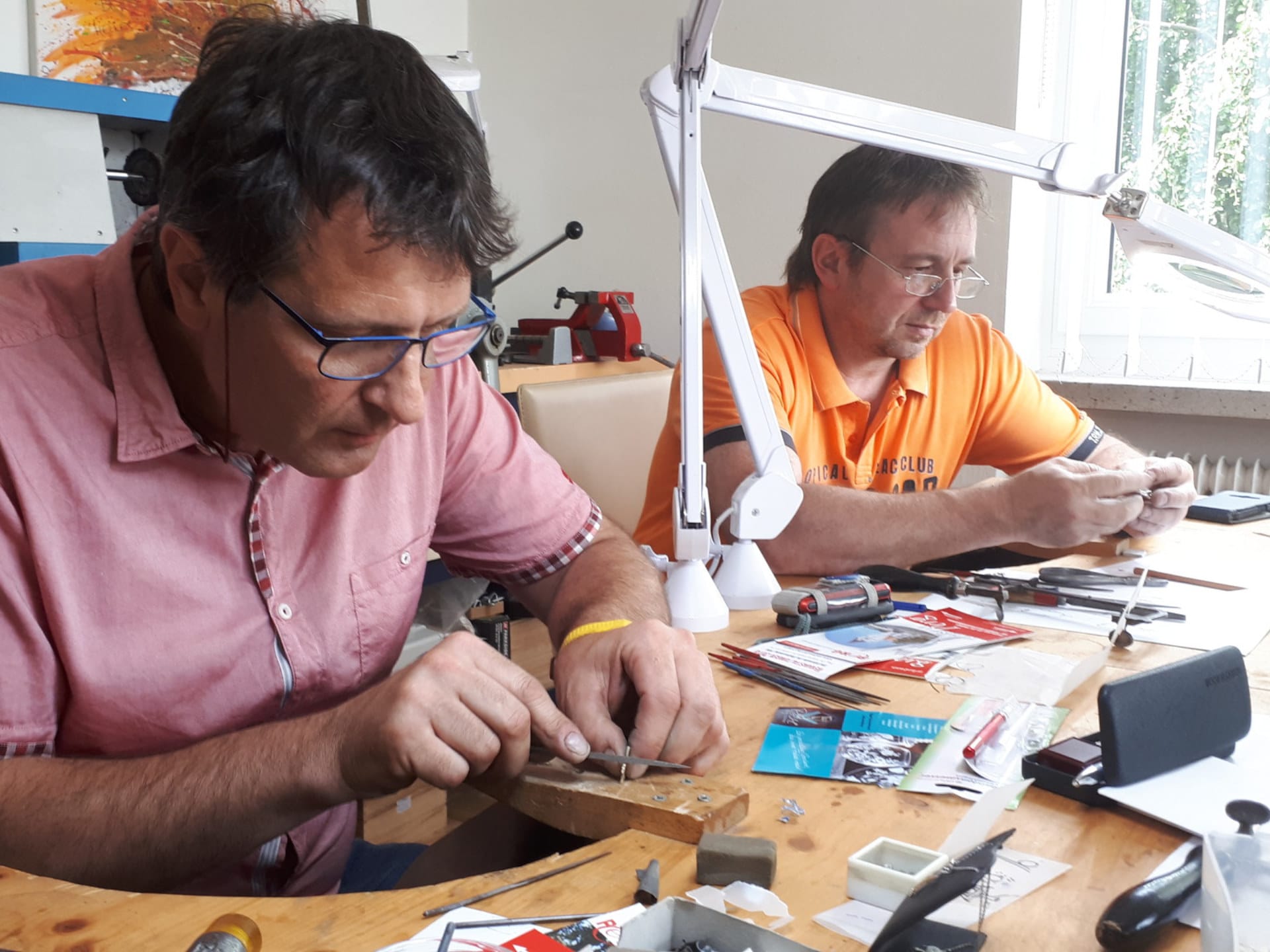 Goldschmiedekurs Teilnehmer